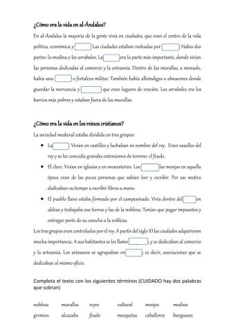 Texto sobre edad media primaria