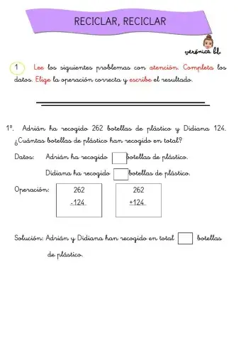 Reciclando con matemáticas