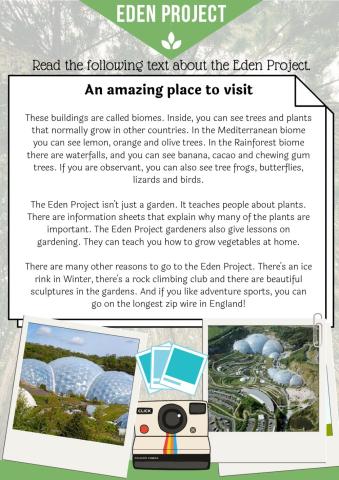 Culture: eden project