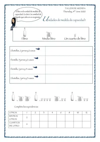 Unidades de medida de capacidad