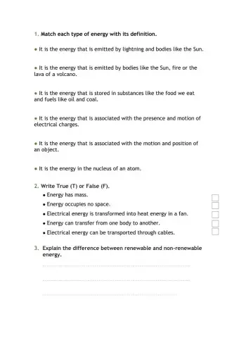 Natural Science Revision