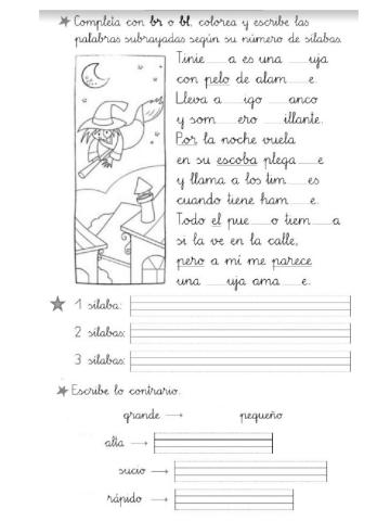 Cuestionario repaso 1º lengua