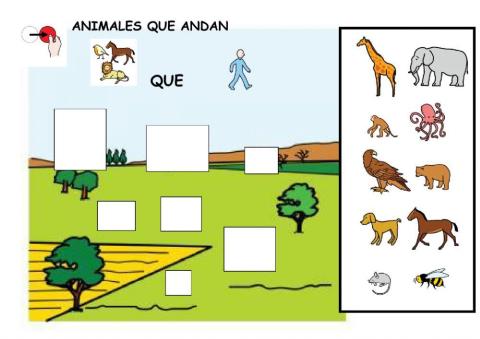 Animales que nadan, vuelan y andan