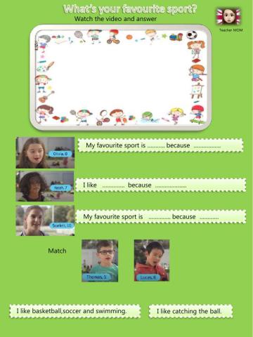 What's your favourite sport?