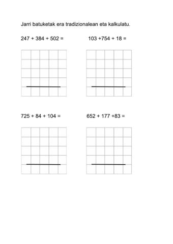 Ehuneko hiru batugai 2