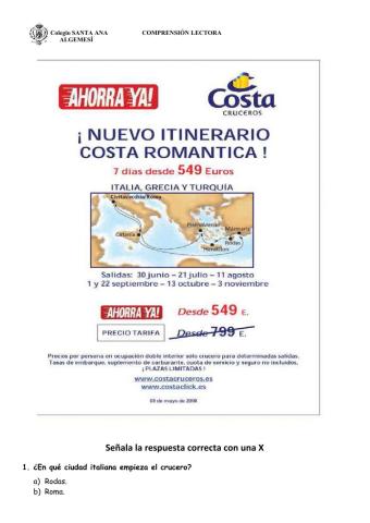 Comprensión lectora