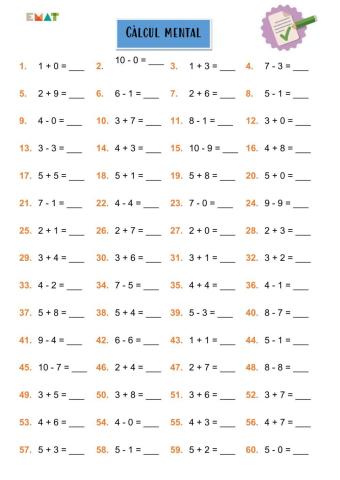 Càlcul Mental