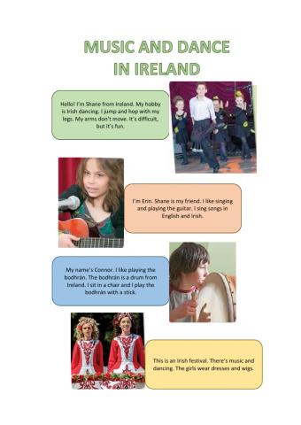 Music and dance in Ireland