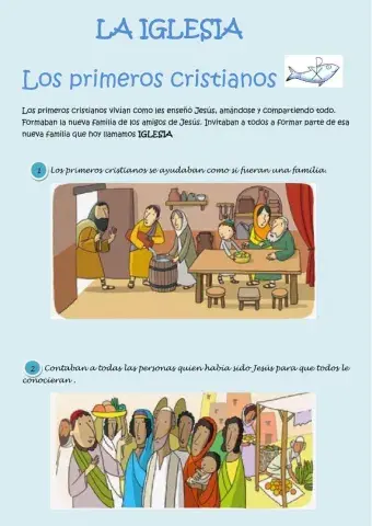 La Iglesia. Los primeros cristianos