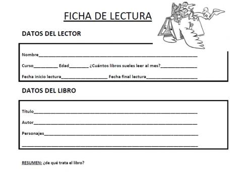 Ficha libro divertida