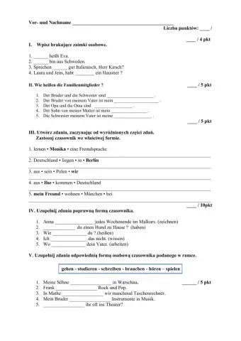 Prasens, Familie, Haustiere