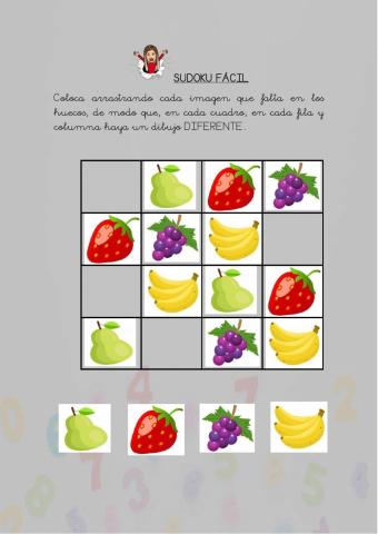 Sudoku frutas
