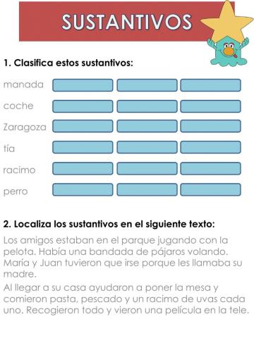Sustantivos 3ºEP