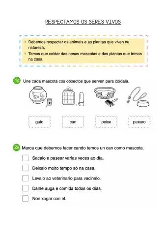 Respetamos os seres vivos