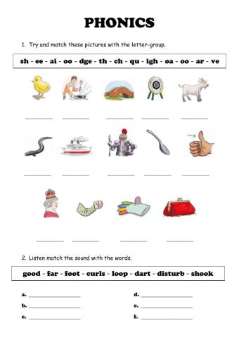 Phonics- Revision stages 2 and 3