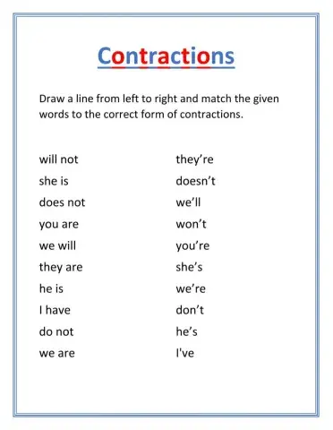 Contractions