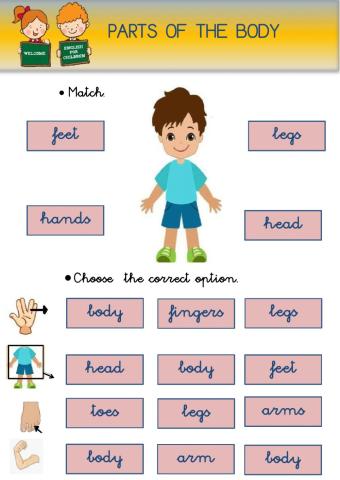 Parts of the body