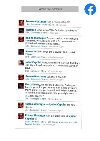 Romeo on Facebook