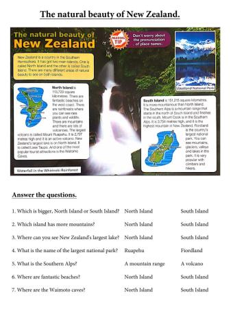 Natural beauty of New Zealand