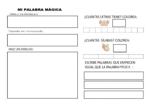 Mi palabra mágica
