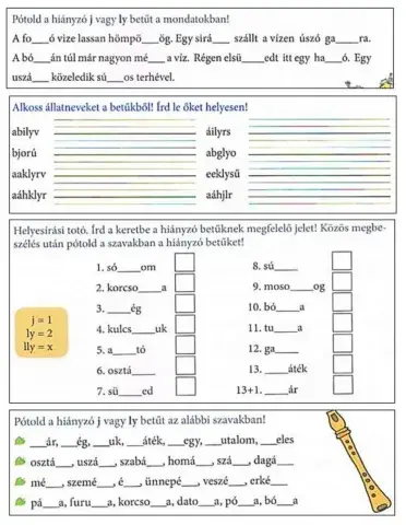 06.04. j és ly a szavakban