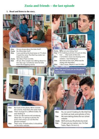 Steps Plus 6 unit 8 Zuzia and friends