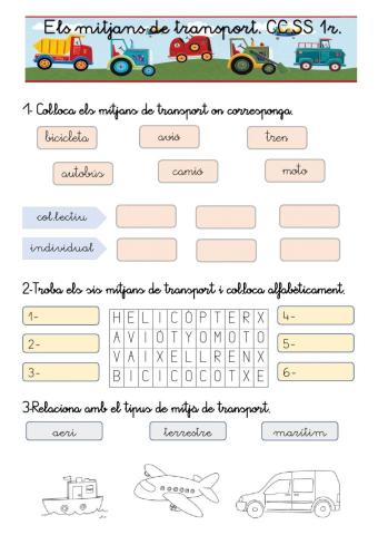 Els mitjans de transport