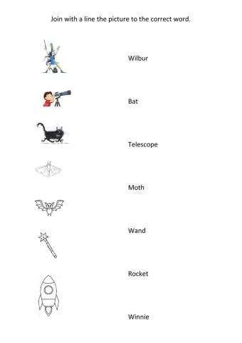 Winnie In Space -Vocabulary