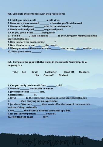 Truths about illnesses (exercises Part 3)