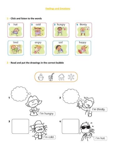 Feelings and emotions