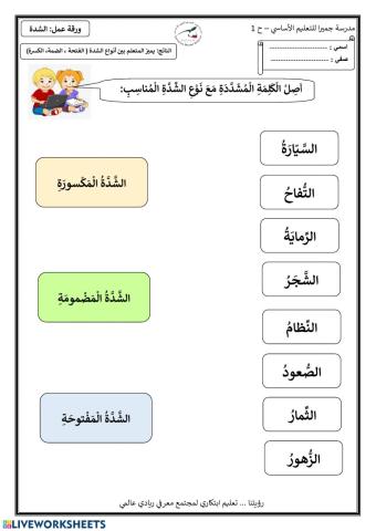 أنواع الشدة