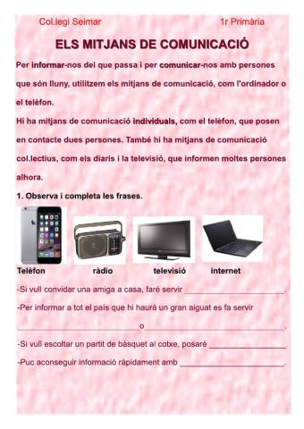 Els mitjans de comunicació