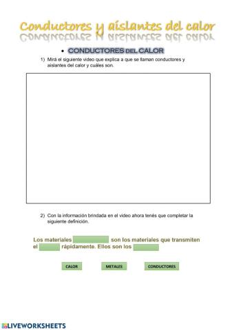 Conductores del calor