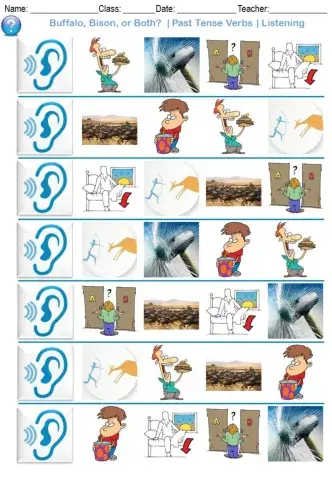 Buffalo, Bison, or Both?  - Past Tense Verbs - Listening