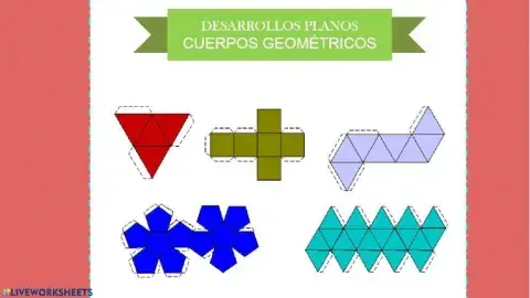 DESARROLLO PLANO CUERPOS GEOMÉTRICOS