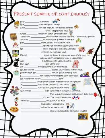 Present Simple or Continuous