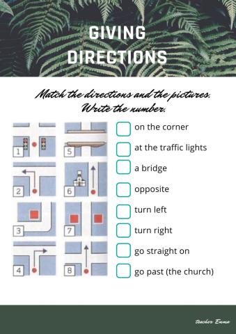 Giving directions