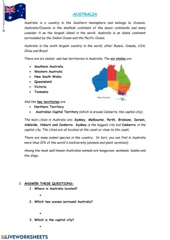 Read about australia