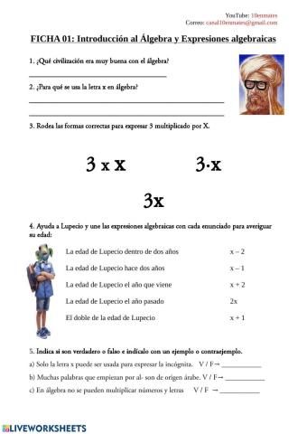 Introducción al álgebra