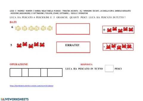 Problema : addizione o sottrazione?