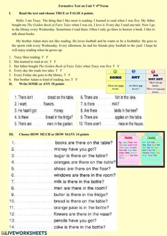Formative Test on Unit IV