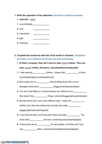 Revision 3ºESO (Unit 5)