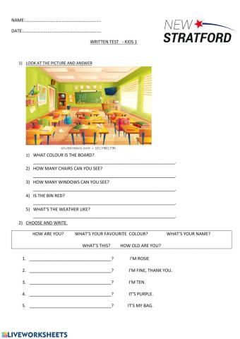 Bright ideas 1 - units 1 - 2