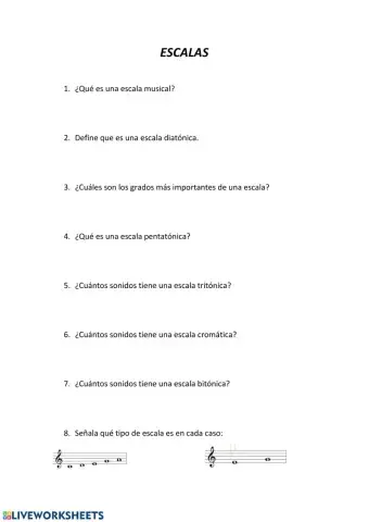 Escalas musicales