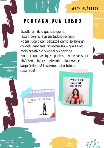 Recrea a portada do teu libro favorito