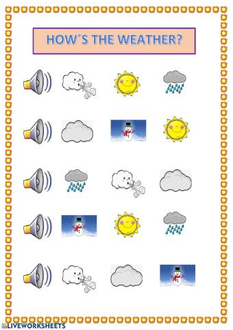 FIcha infantil del tiempo 1