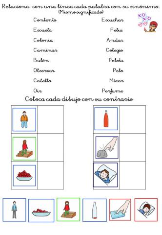 Sinónimos y contrarios