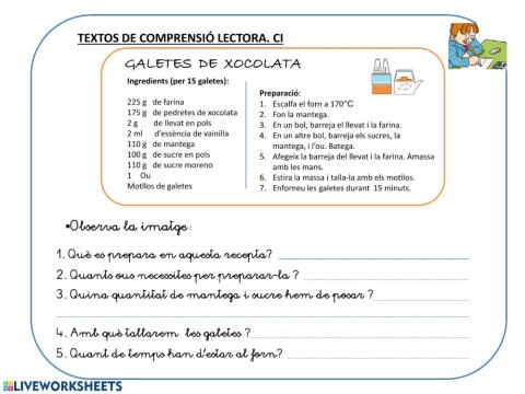 Comprensió lectora CI