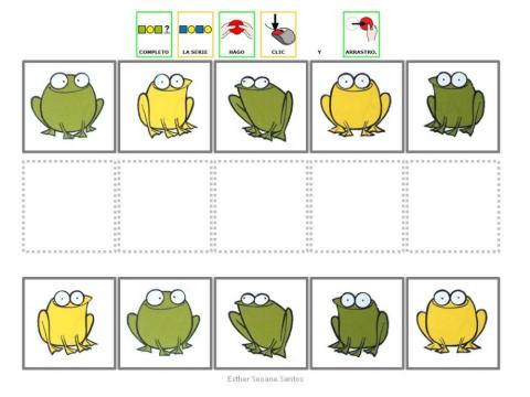 Serie 2 elementos ranas