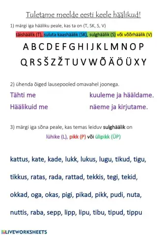 Eesti keele häälikud, sulghääliku pikkused